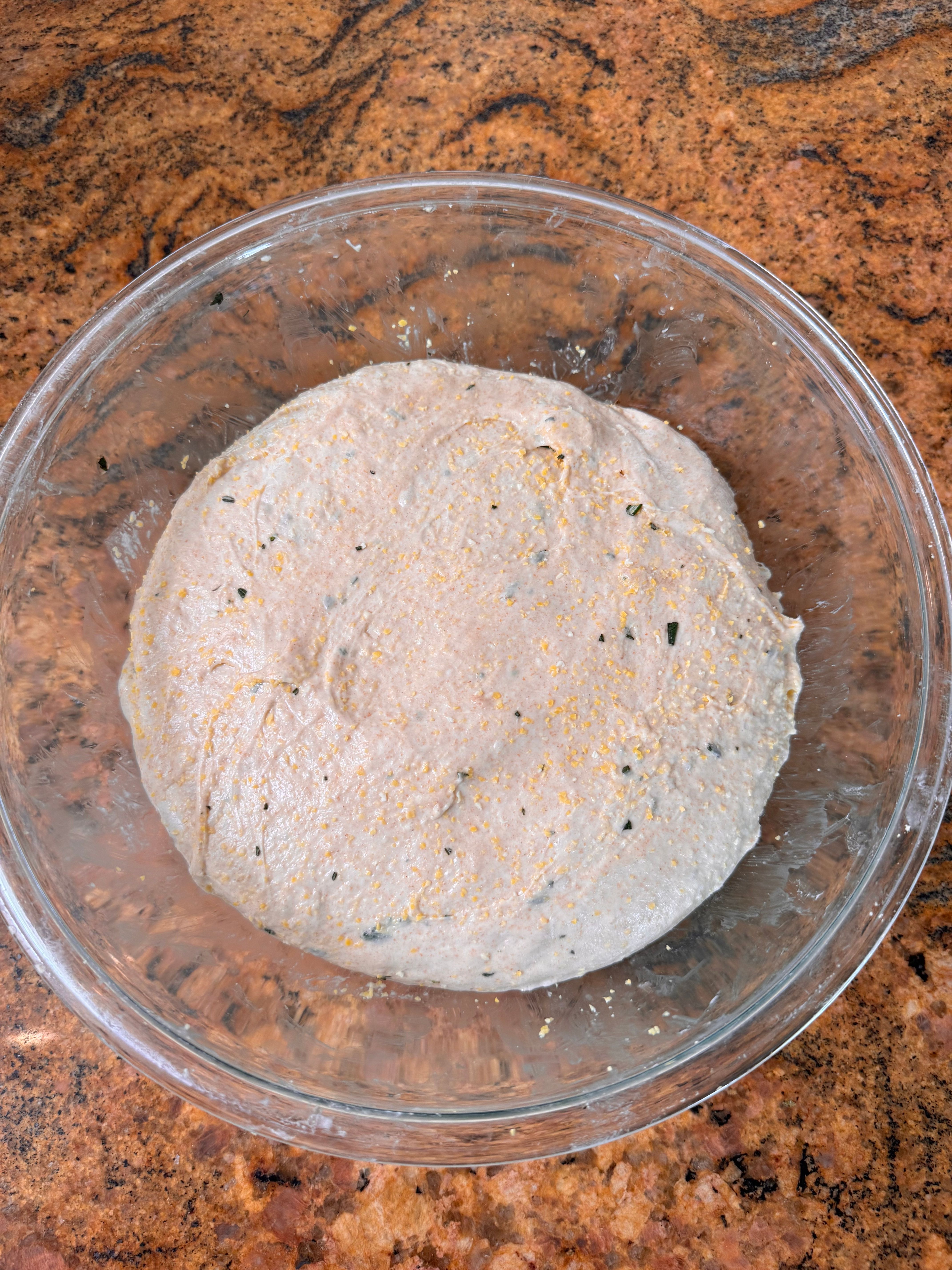 domed down at edges, smooth, significant increase in height