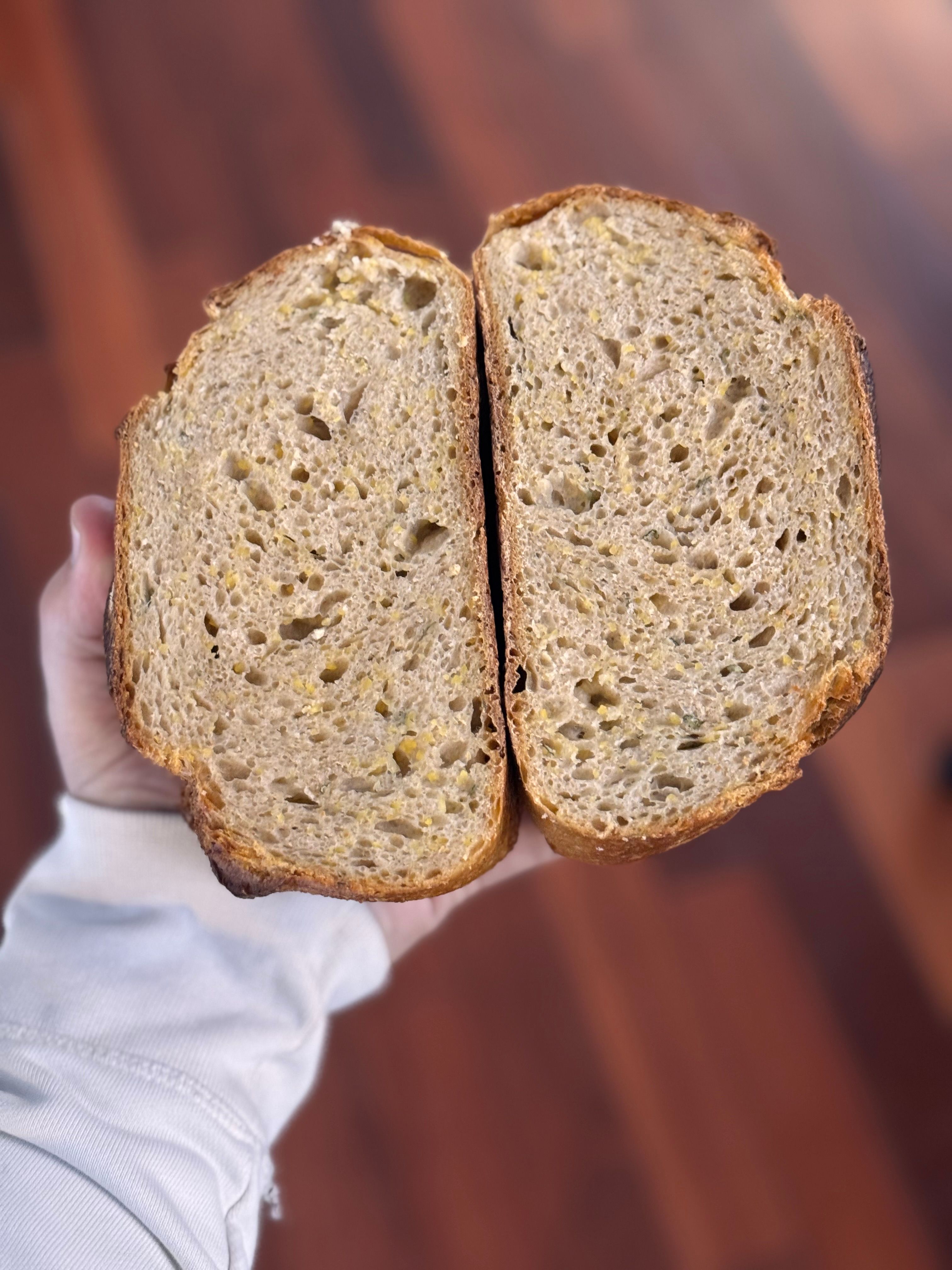 Crumb shot
